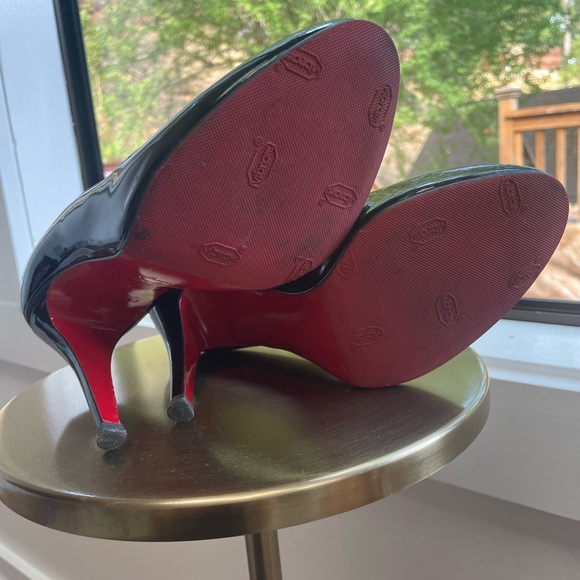 Christian Louboutin 85 mm Pumps - Patent calf leather - Black - Women Size 39 - Picture 11 of 11